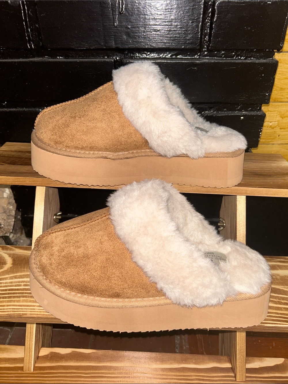 Simply Southern | Brand New Suede Platform Slipper/Mules